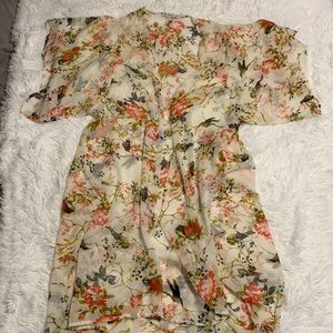 American Rag Sheer Open Kimono Top